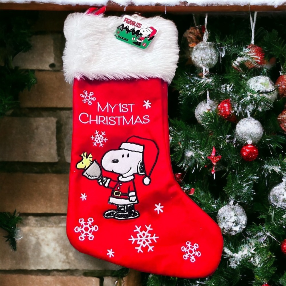 Peanuts Snoopy My 1st Christmas Stocking